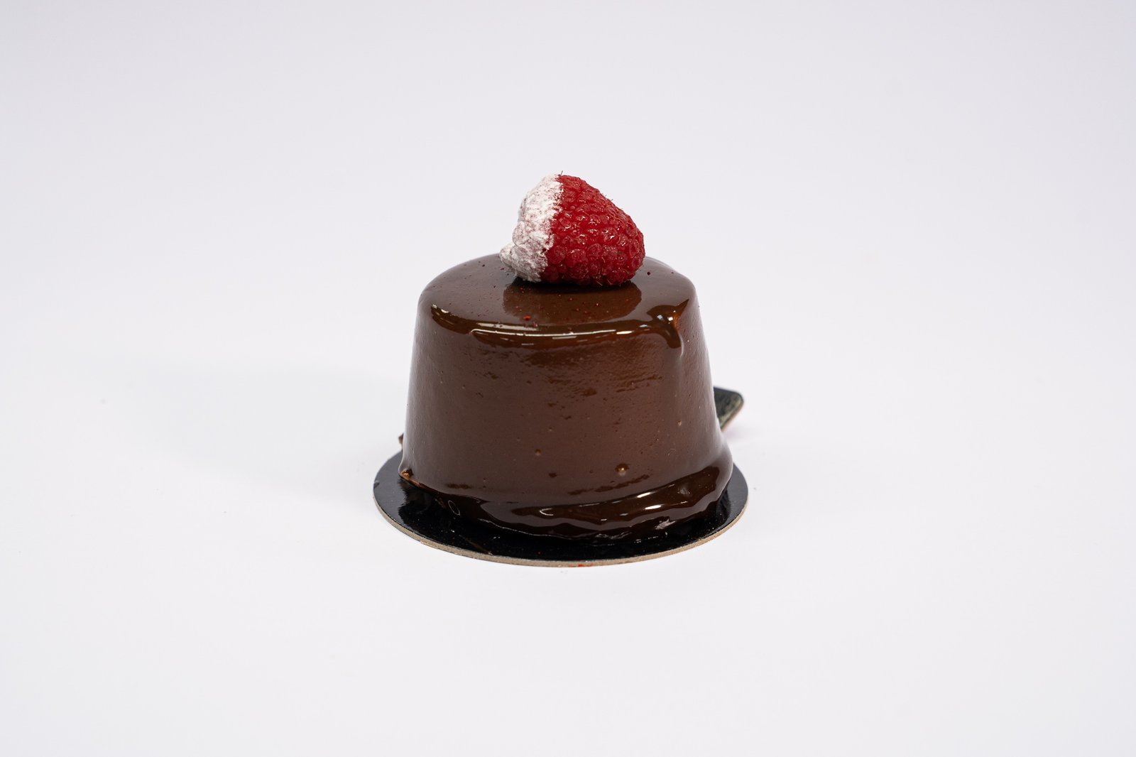 Pastel mousse de chocolate y frambuesa