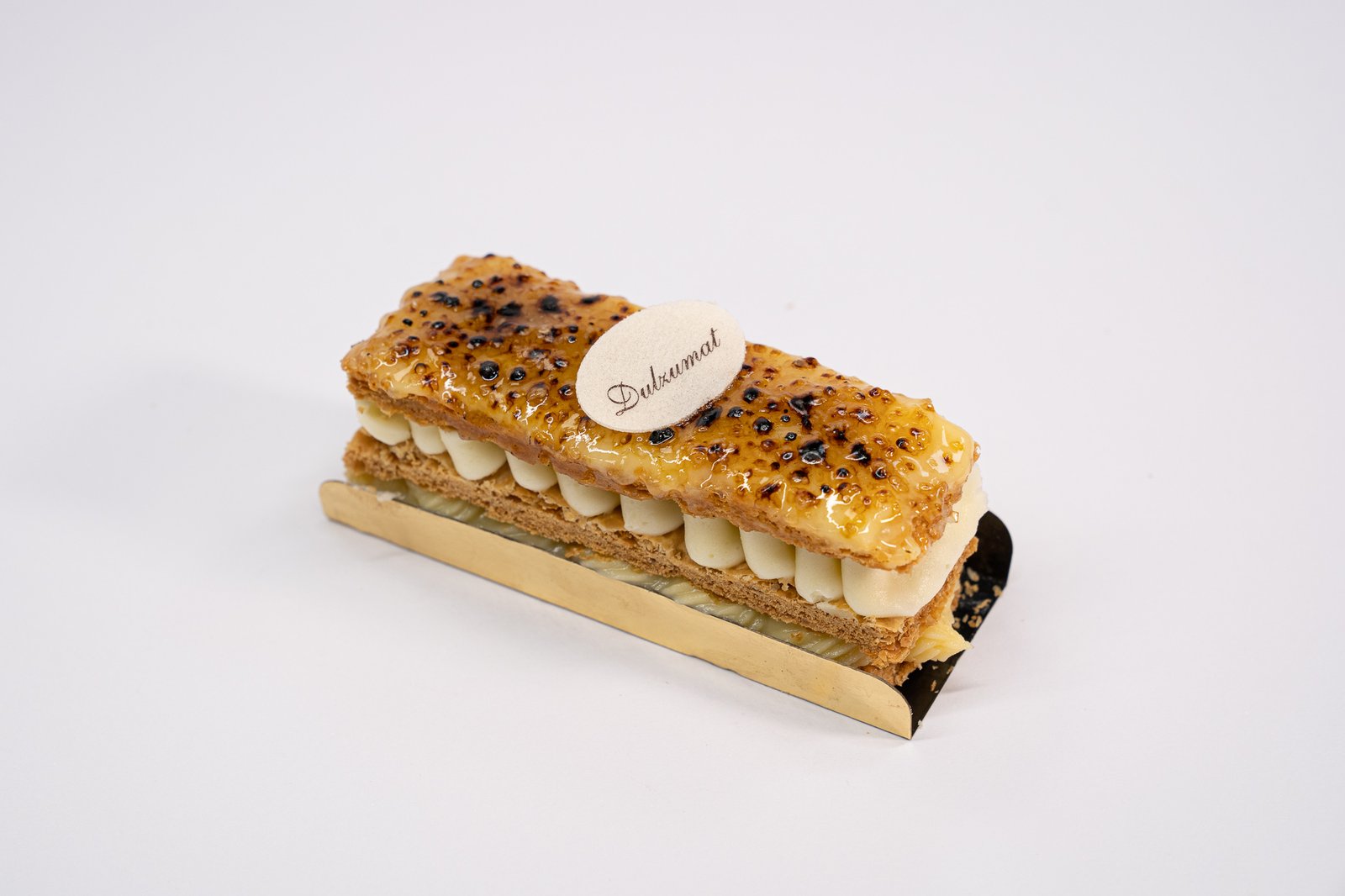 Pastel milhojas de crema pastelera y mantequilla