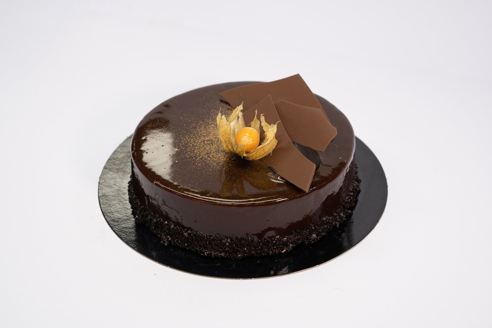 Tarta mousse de chocolate y caramelo