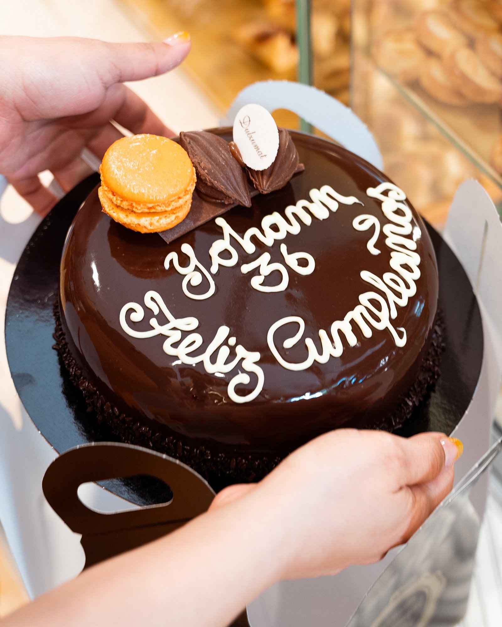 Tarta de cumpleaños personalizada con mensaje