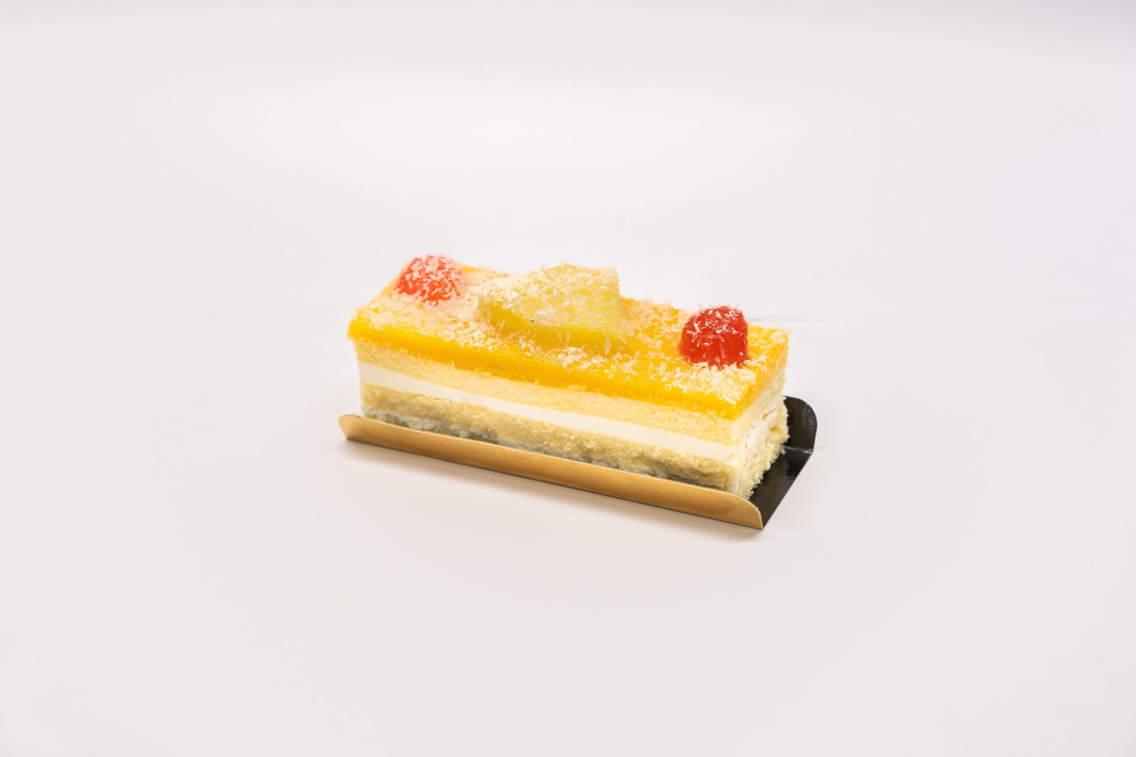 Pastel de nata, piña y coco